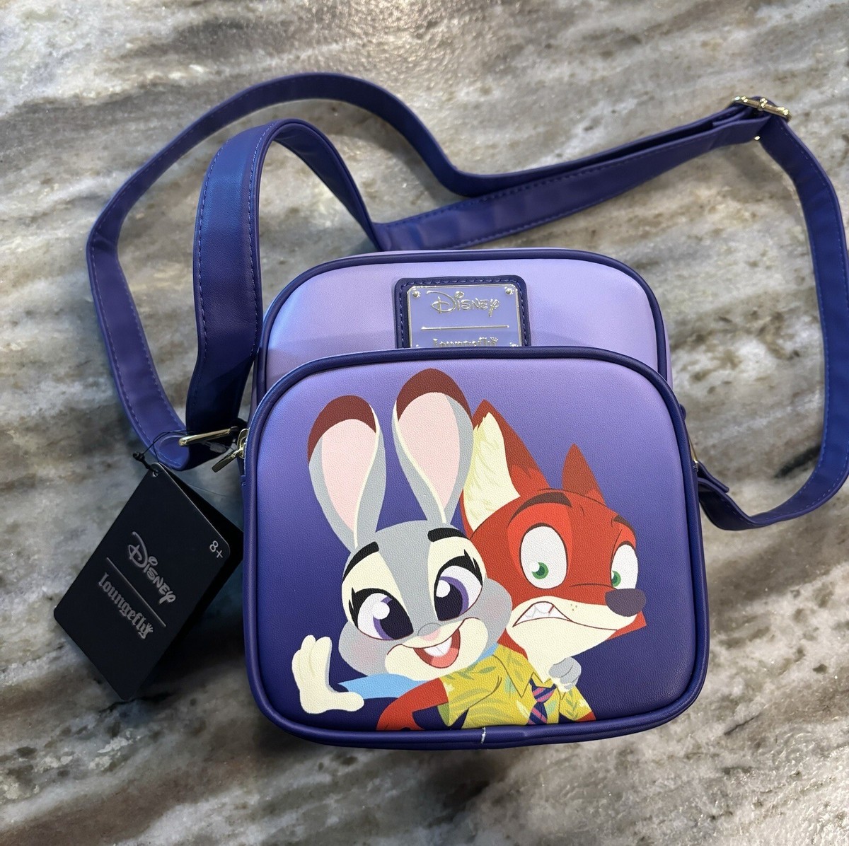 Disney x Zootopia フォックスバッグ NWT Disney Loungefly Zootopia Judy Hopps Finnick Fox Cross Body