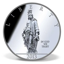 One Trillion-Dollar Commemorative Platinum Layered Coin In Capsule