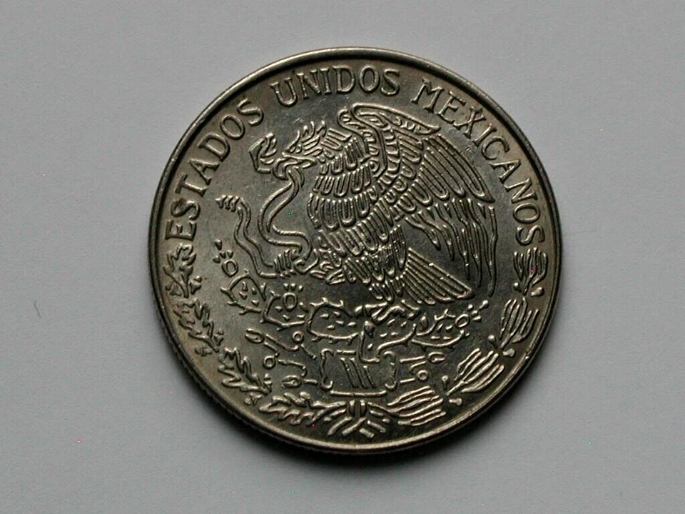 Moneda México 1978 UN PESO con el famoso José María Morelos y metal levantado inusual Foto 2 de 2