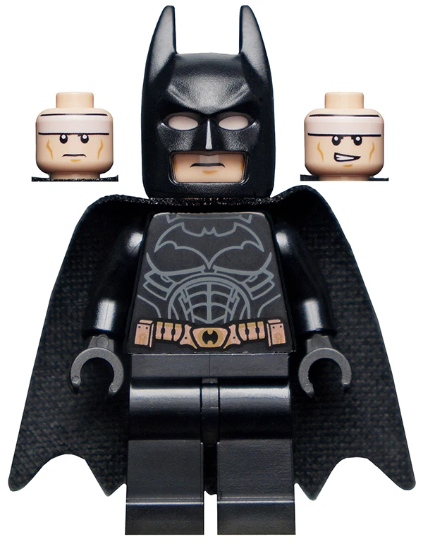 NEW LEGO DC Super Heroes Minifigure SH0781 Batman Black Suit Copper Belt - Image 1 of 1