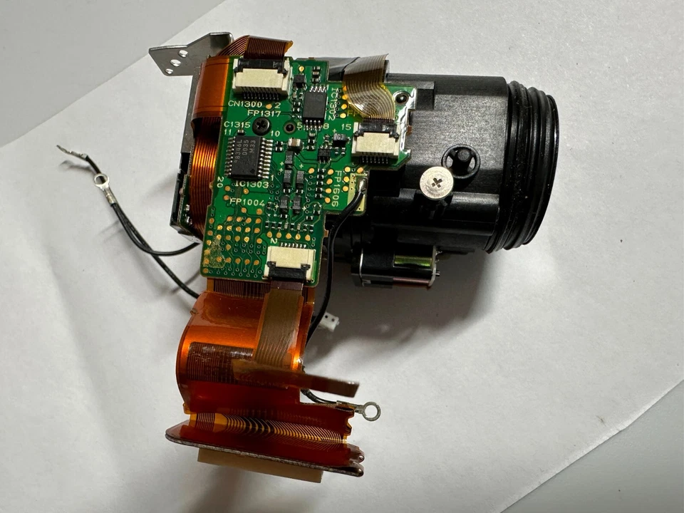 Conjunto de lente de pieza original chasis CCD y cintas para videocámara NTSC Canon Pi Foto 2 de 4