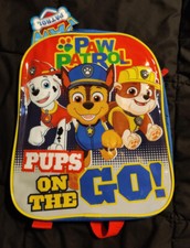 PAW Patrol Pups On The Go Kids Backpack NWOT
