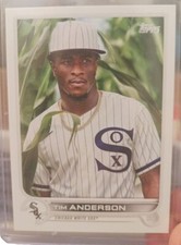 2022 Topps Tim Anderson Field of Dreams Photo Variation SP White Sox Ships FREE