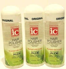 FANTASIA IC HAIR POLISHER  3X HAIR TRATMENT ALOE REPAIRS, POLISHES DAMAGE HAIR 