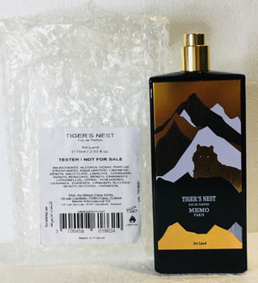 Tiger's Nest Memo Paris Eau De Parfum Unisex 75ml New Without Box (T) (No Cap)