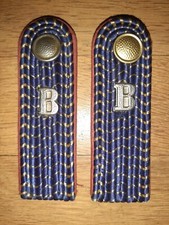 Reichsbahn, Schulterstücke Gruppe I, Lehrling, rot, B+V
