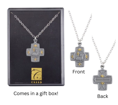 First Reconciliation Medal Child Boy Girl Pewter Catholic