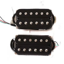Fralin Sunbucker Blues Humbucker Set Black Bobbins