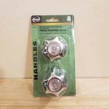DANCO Pair of Bathroom Handles Chrome Finish for Price Pfister Faucets - 80457