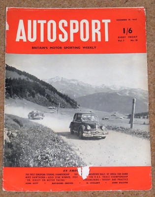 Autosport 18 Dec 1953* 10 CLASSIC RALLIES of 1953 REVIEW - MIKE HAWTHORN PROFILE
