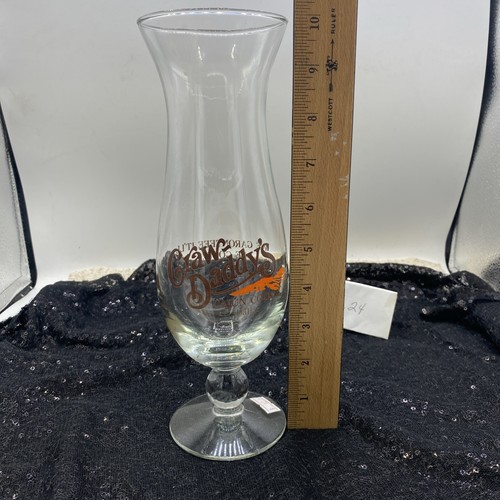 Craw-Daddy’s Cajun Cooking Dallas TX-Hurricane Glass Cocktail 10” Tall - Picture 8 of 8