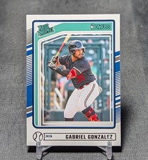 Gabriel Gonzalez Rated Prospect Rookie 2024 Donruss Card #182 Minnesota Twins. rookie card picture