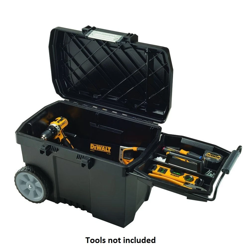 NEW Quality DeWALT Rolling Wheel Portable Toolbox Cart Chest Tool Storage Box