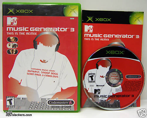 Retningslinier hegn Dare MTV Music Generator 3: This is the Remix (Xbox) CIB!! 767649400720 | eBay