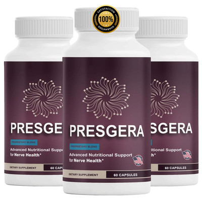 Presgera Advanced Nerve Support Formula Maximum Strength Vitamin ( 3 Pack )
