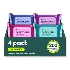 Eco-Friendly Flushable Wipes, 4 Pack of 200 -...