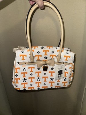 Tennessee volunteers orange and white satchel purse new with tags