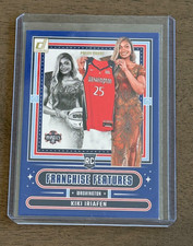 2025 Panini Donruss WNBA - Kiki Iriafen Franchise Features Press Proof Blue #18