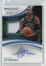 2024-25 Panini Immaculate Jersey Number 36/42 Al Horford #PAU-ALH Patch Auto 4u9