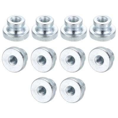 Knurled Thumb Nuts, 15Pcs M8 Iron Round Knobs for 3D Printer Parts