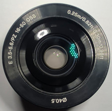Sony E PZ 16-50mm f/3.5-5.6 OSS Zoom Lens E-mount SELP1650 40.5mm Barrell Tube