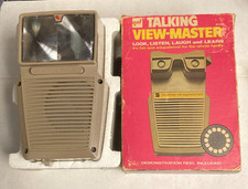 1969 GAF Talking View-Master Stereo Viewer With Box UNTESTED