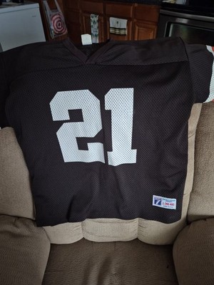 Trowback Browns Jersey #21 Eric Metcalf Logo 7 Size Large