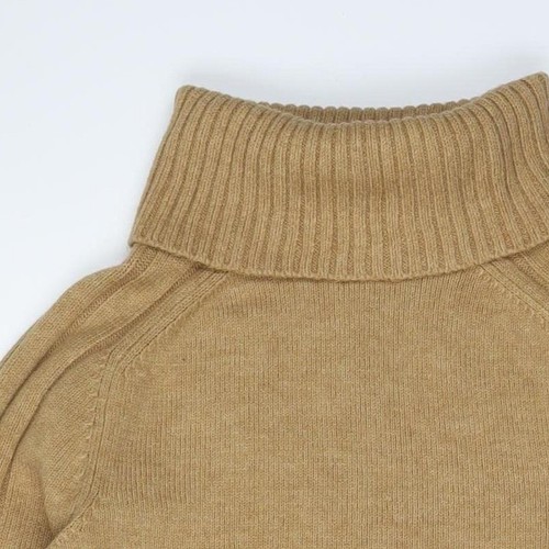 NEXT Women's Beige XS Knit Dress Roll Neck Winter - Picture 7 of 12
