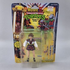 1992 TMNT Ninja Turtles Movie III April O'Neil Action Figure Playmates MOC NEW