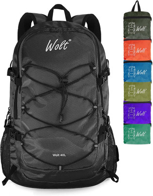 WOLT 40L Packable Travel Backpack, Foldable Lightweight Backpack for Men Women,W
