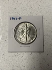 1942 50C Walking Liberty Half Dollar BU