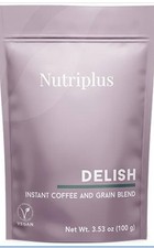Farmasi Nutriplus Delish Instant Coffee Grain Blend Rich Aroma, 100g/3.53Oz