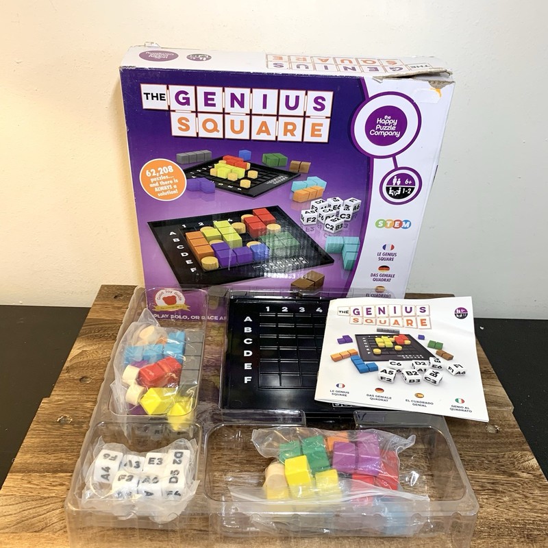 The Genius Square By The Happy Puzzle Company Complete