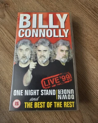 Billy Connolly Live '99 One Night Stand/Down Under VHS PAL Comedy 15 (1999) - Image 1 of 3