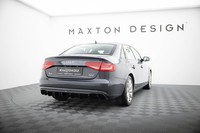 Maxton Design Heckansatz Diffusor Passend FüR Audi A4 B8 FL (Doppelauspuff Li.)
