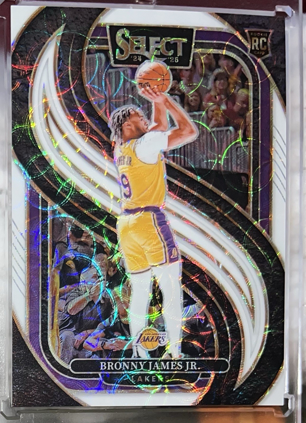 2024-25 Select Bronny James Jr. Premier RC White Scope Prizm #/35 Lakers🔥🔥