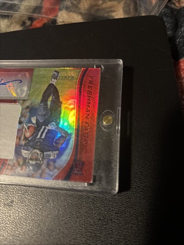 Certifié Panini 2019 - Tissu Freshman Signatures A.J. Miroir marron #209 rouge... - Photo 9/10