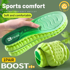 4D Cloud Technology Sports Insoles for Shoes PU Sole Soft Breathable Shock Absor