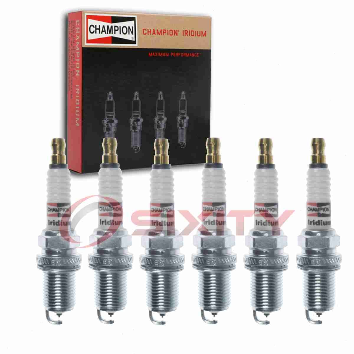6 pc Champion Iridium 9008 Spark Plugs for RC10WYPB5 L303-18-110 7994 wi