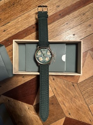 Morris & Co x August Bern Green and Rose Gold  Love Is Enough  Watch New In Box