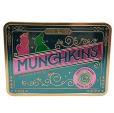 Dunkin X Wicked Oz Munchkin and stickerTin "Wicked For Good" FREE SHIPPING & New