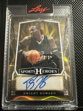 2025 Leaf Metal Sports Heroes Dwight Howard #BA-DH1 1/1 Gold Wave! One of One