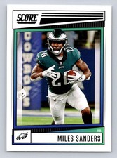 2022 Score #245 Miles Sanders Philadelphia Eagles