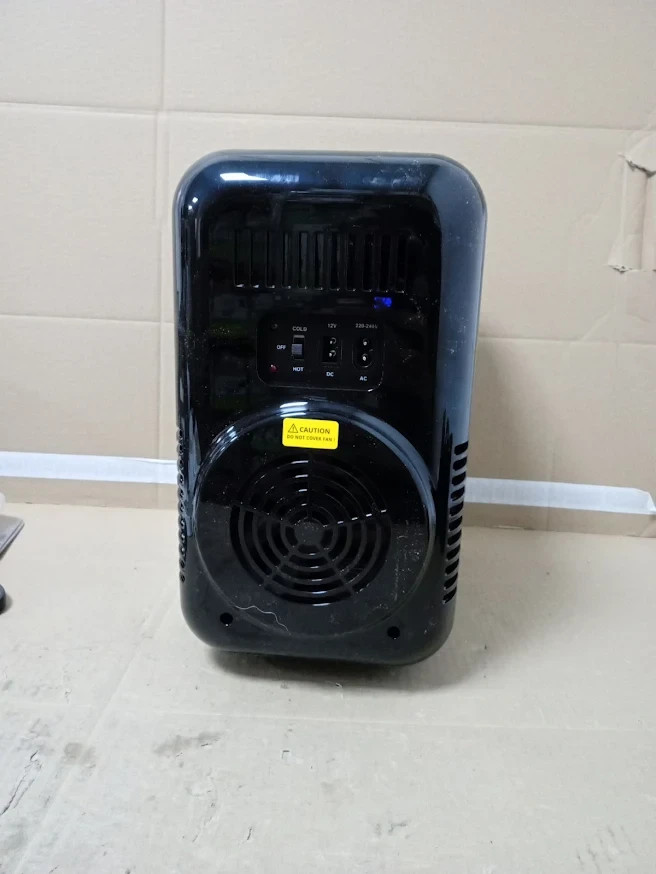 YASHE 6L Mini Fridge 8 Can AC DC Portable Cooler Warmer Bedroom Office Car