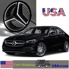 Front Grill LED Star.Emblem Badge Fit for Mercedes-Benz 2015-2018 C300 W205