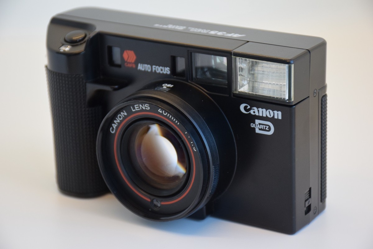 キャノン Canon AF35ML QUARTZDATE #9190216022 MINT】 Canon AF35ML 35mm Autoboy Point & Shoot Film Camera