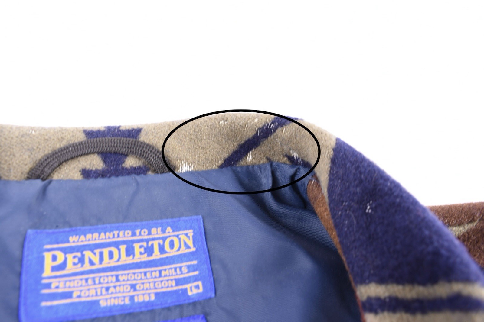 Pendleton Wool Blanket Jacket L Southwestern High… - image 18