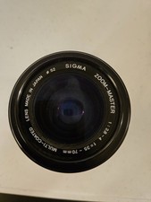 Sigma Zoom-Master 35-70mm f/2.8-4 Lens Pentax K PK Mount Manual Focus Japan