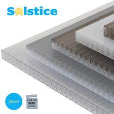 Image of Solstice Multiwall Polycarbonate Roofing Sheets | 25mm | Cut To Size