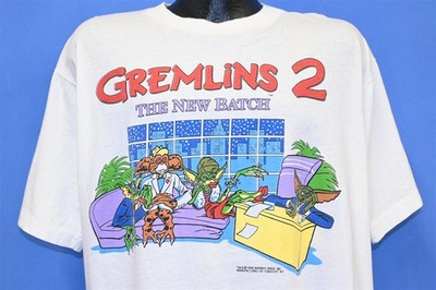 vintage 90s GREMLINS 2 NEW BATCH MOVIE LATE NITE NEVER LIKE THIS t-shirt LARGE L